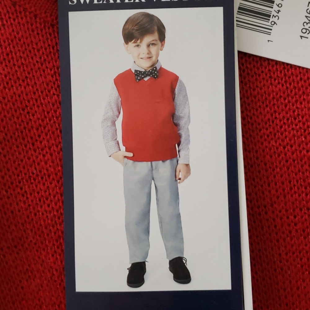 Andy & Evan four piece sweater vest set 2T